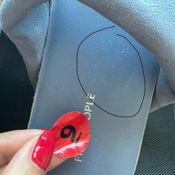 Brand new Free People Fairmount Flared Footbed Sandals – Size 9( no box ) - Picture 15 of 16